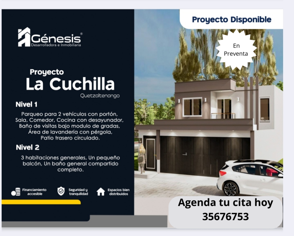 Casa En Preventa En Zona 9, Quetzaltenango - Vista principal de la propiedad