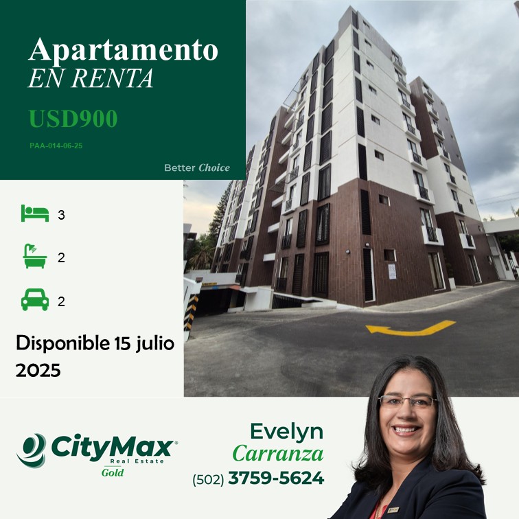 Apartamento En Renta/alquiler En Zona 14, La Villa