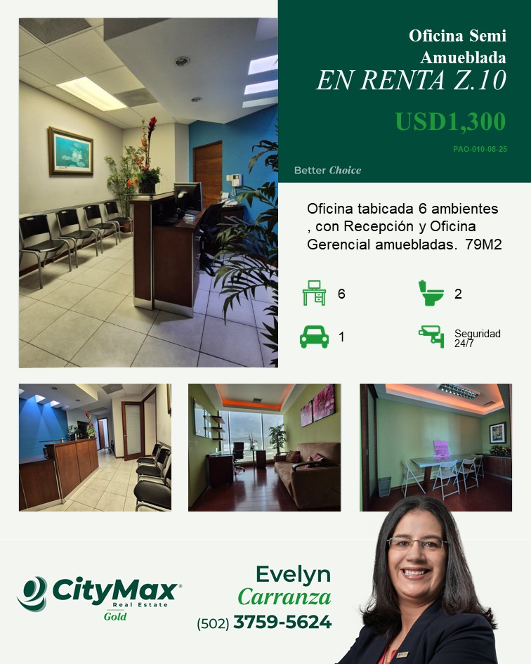 Oficinas Amuebladas En Renta En Zona 10, Zona 14, Guatemala