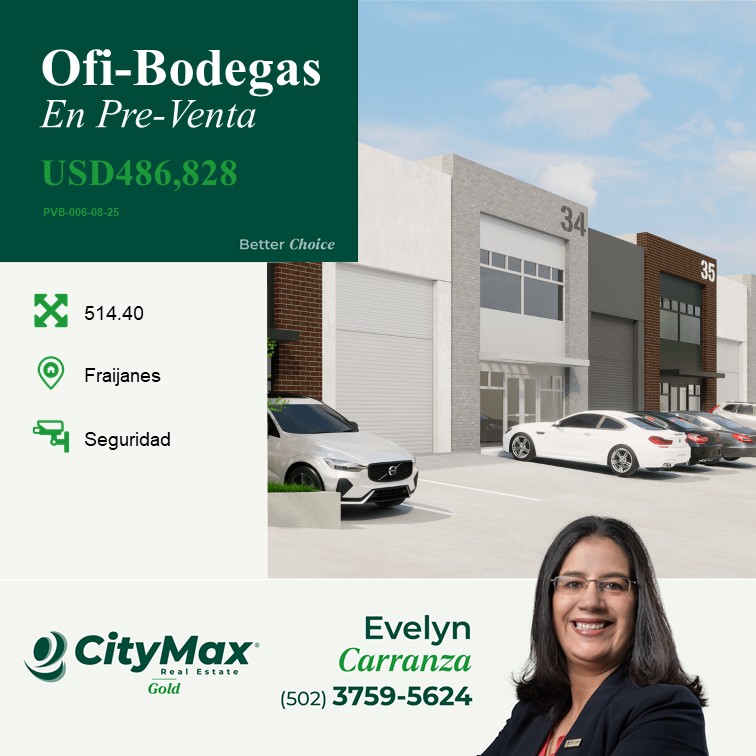 Pre- Venta De Ofi-bodega En Fraijanes