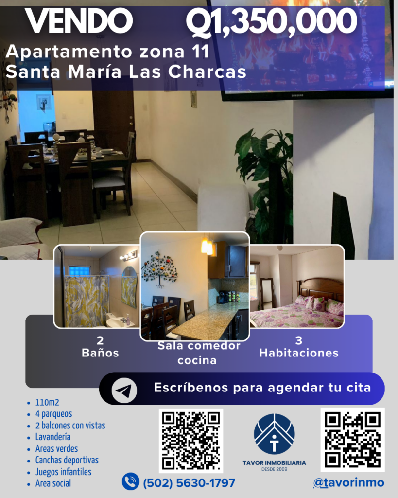 En Venta – Apartamento Zona 11 Santa Maria Las Charcas - Vista principal de la propiedad