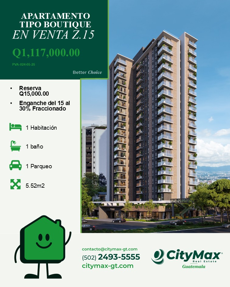 En Venta Apartamento En La Zona 15 En Planos