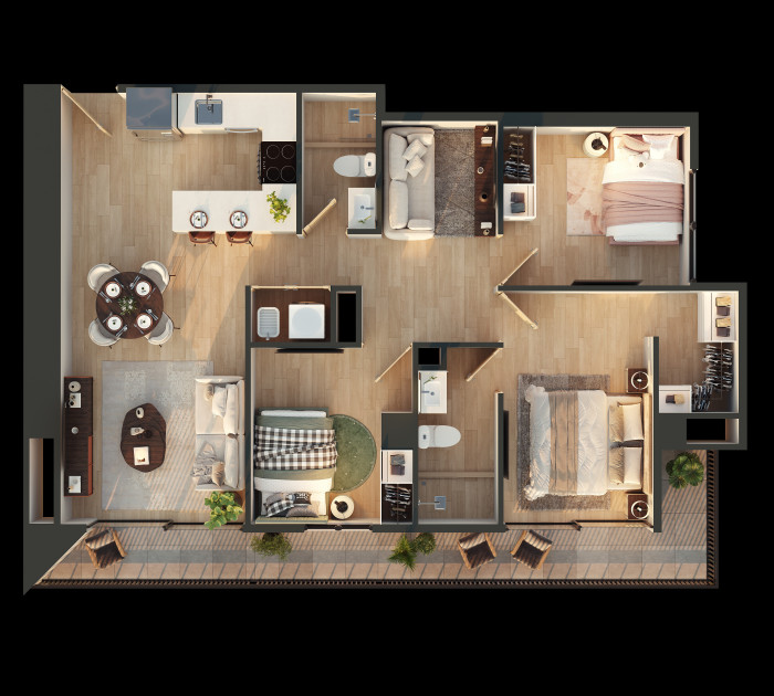 Apartamento En Pre-venta En Zona 10 - Foto 3 de 10