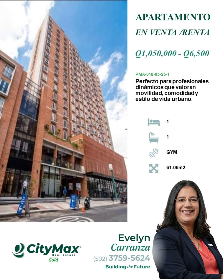 Apartamento En Venta Y Renta En Zona 4, Ciudad De Guatemala