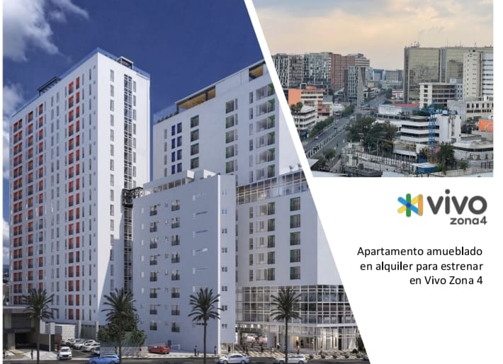 En Alquiler – Rento Apto Amueblado De 2 Hab Edif. Vivo Zona 4 Ref.6838 - Foto 4 de 14