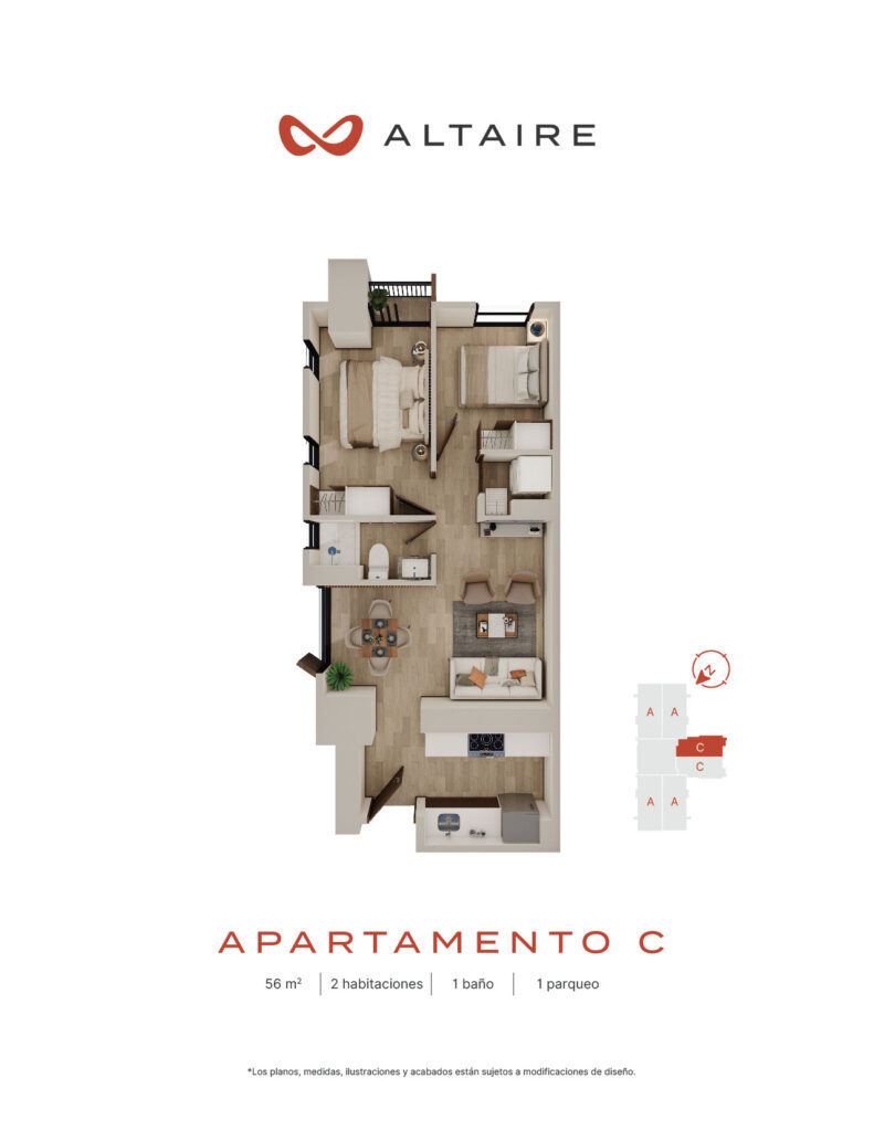 En Venta – Se Remata Apartamento Altaire Zona 11 Nivel 21 - Vista principal de la propiedad