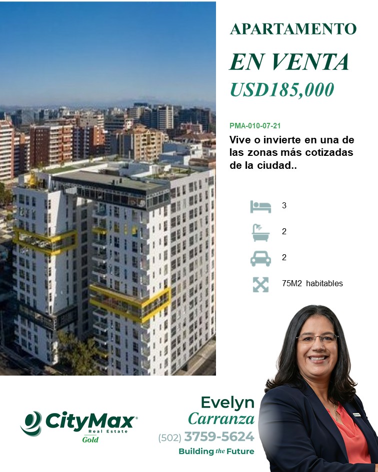 Apartamento En Venta En Zona 10